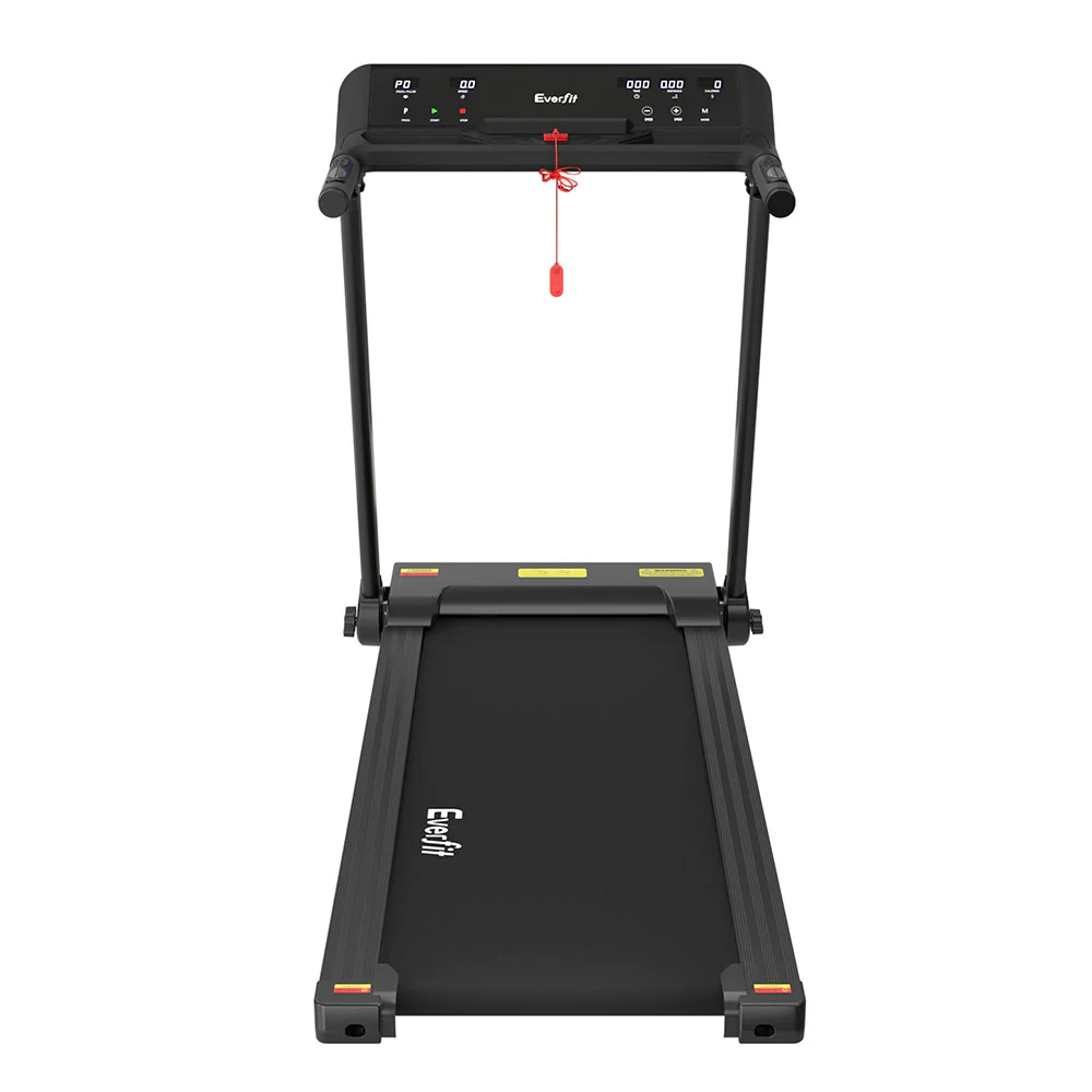 Everfit Treadmill Electric Home Gym Fitness Exercise Knob Foldable 450mm Black - Nurns