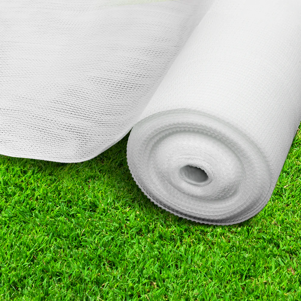 Instahut 50% Shade Cloth 1.83x50m Shade cloth Garden White - Nurns
