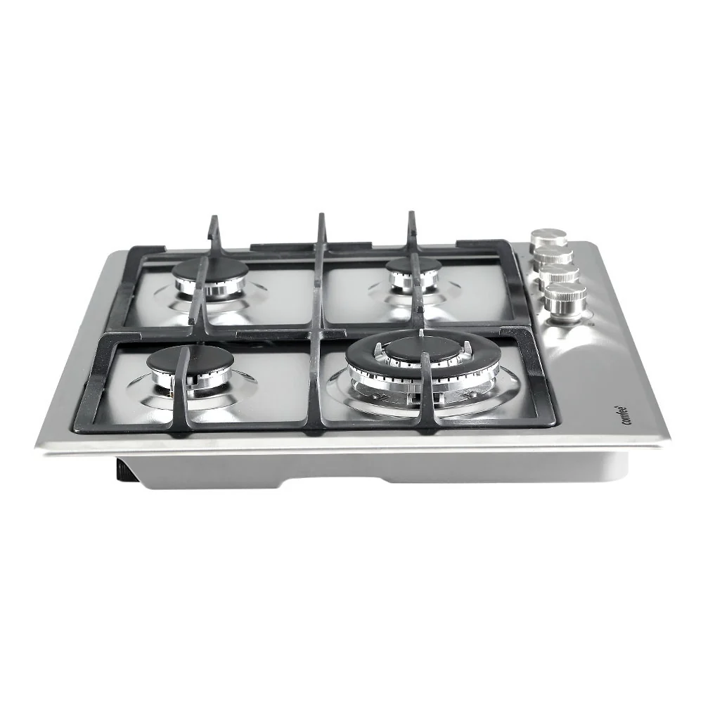 Comfee 60cm Gas Cooktop Stainless Steel 4 Burners Kitchen Stove Cook Top NG LPG - Nurns