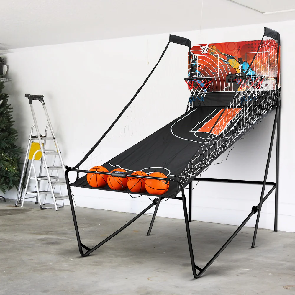 Basketball Game Double shooting Electronic Scoring Folding Outdoor Kids - Nurns