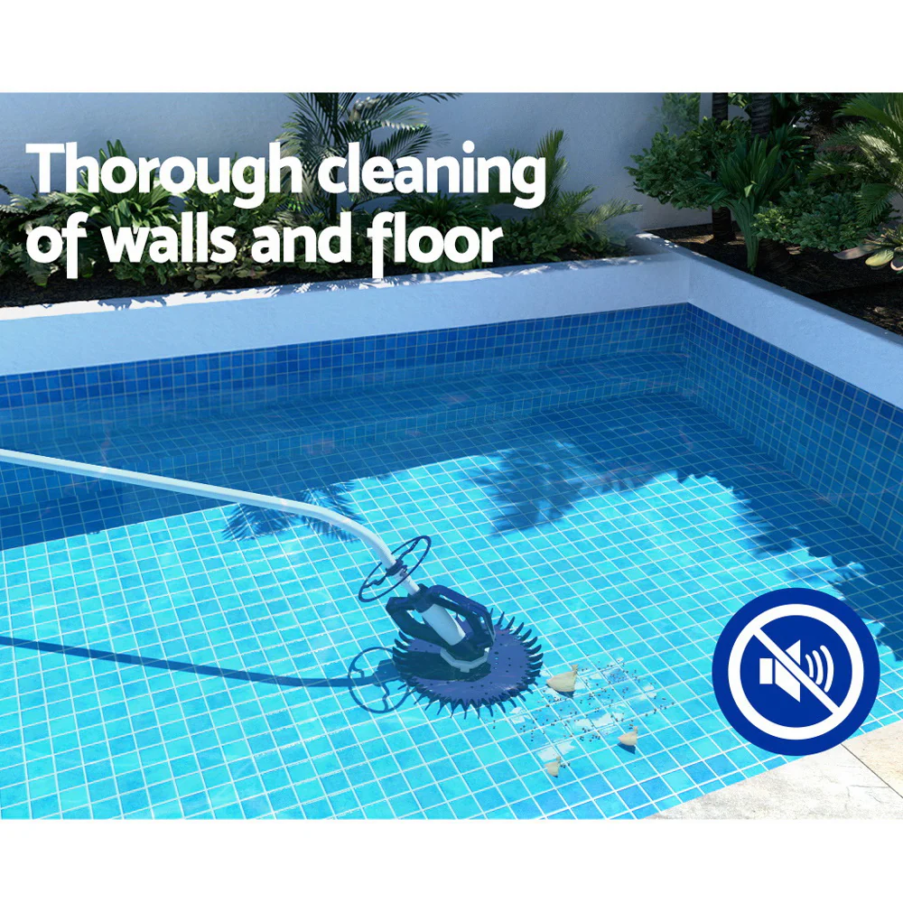 Pool Cleaner Automatic 10m Vacuum Suction Swimming Pool Hose - Nurns