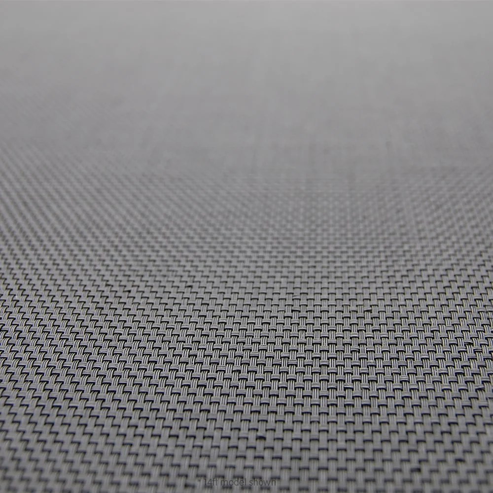 Kahuna Trampoline for Kids 14FT Outdoor Children with Safety Enclosure Pad Mat Ladder Basketball Hoop Set - Green - Nurns