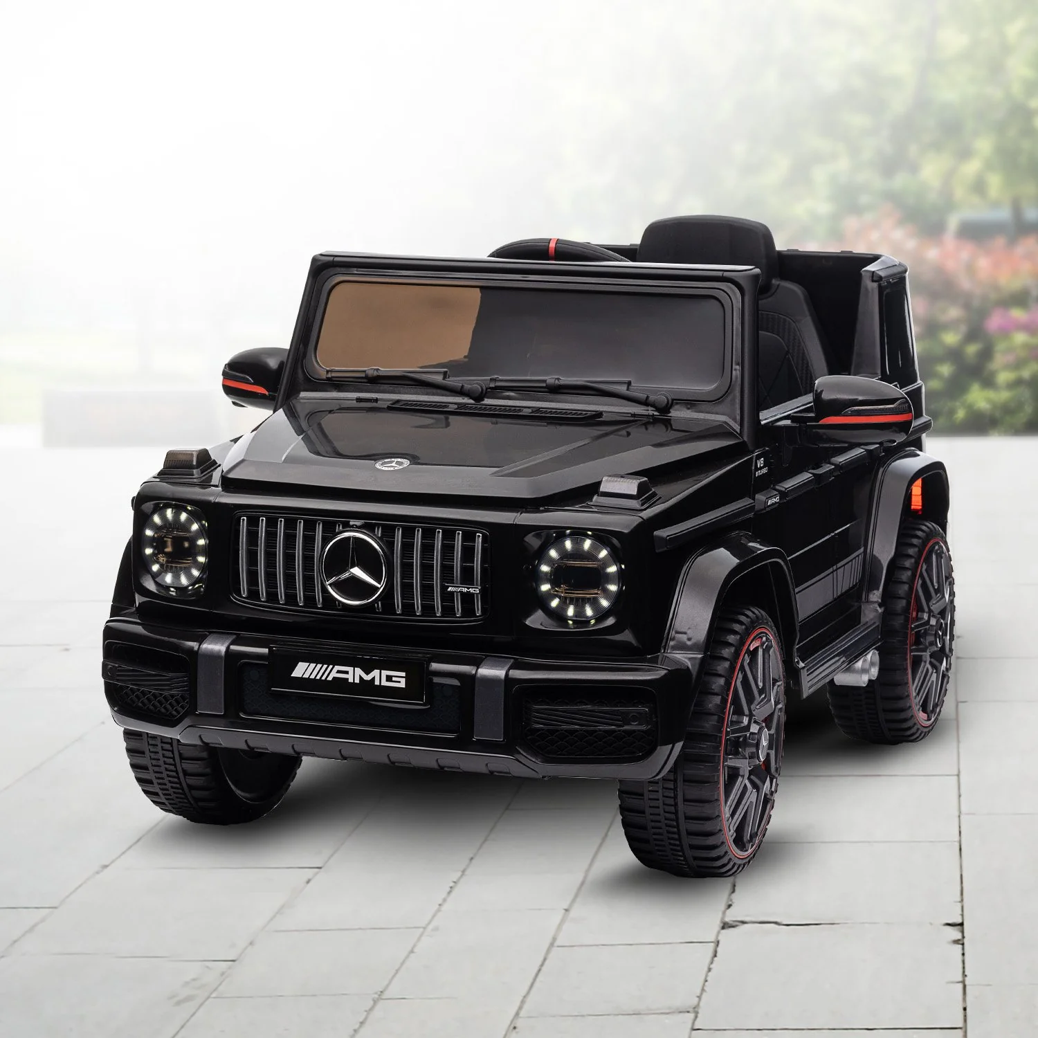 Mercedes Benz AMG G63 Licensed Kids Ride On Electric Car Remote Control - Black - Nurns