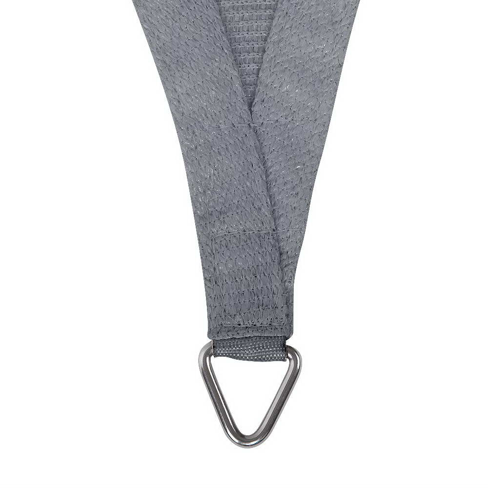 Instahut Shade Sail 6x8m Rectangle 280GSM 98% Grey Shade Cloth - Nurns