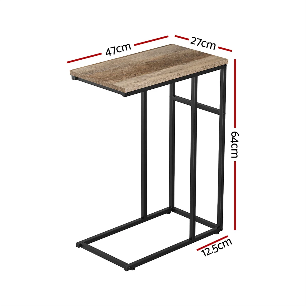 Ieris Side End Table - Walnut - Nurns