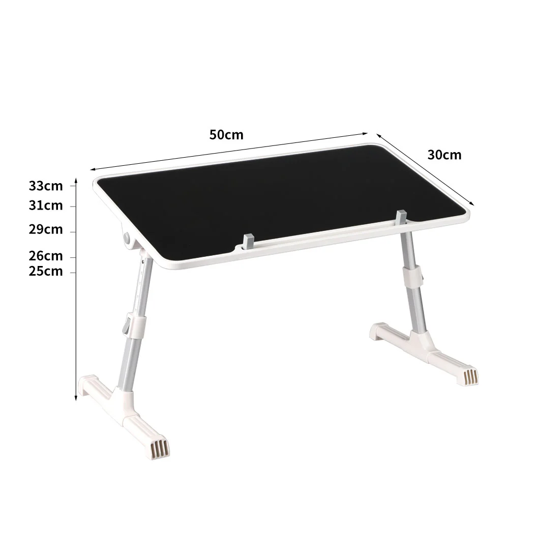 Levede Laptop Desk Computer Stand Table Black - Nurns