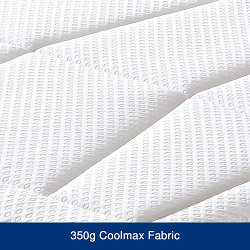 Dashiell 30cm Mattress In Coolmax Memory Foam 6 Zone Pocket Coil Soft Firmness - Queen - Nurns