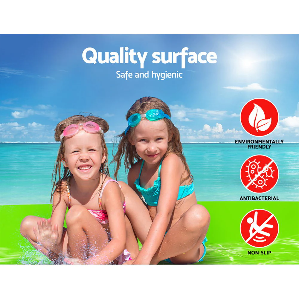 Floating Mat Water Slide Park Stand Up Paddle Pool Sea 365cm - Nurns