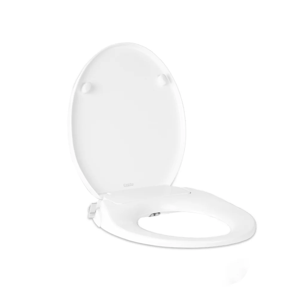 Non Electric Bidet Toilet Seat Cover Auto Water Spray Wash Knob Control - Nurns
