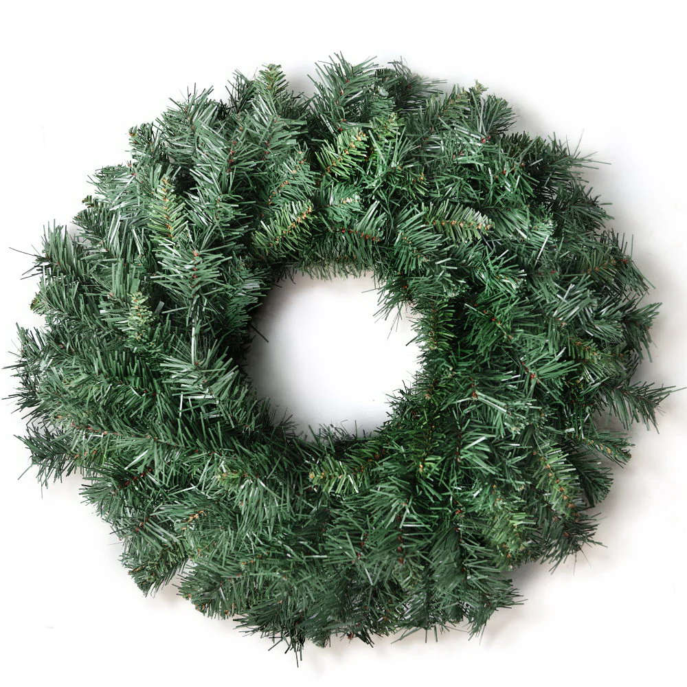 60cm Christmas Wreath Garland Xmas Decorations Wedding Party - Nurns