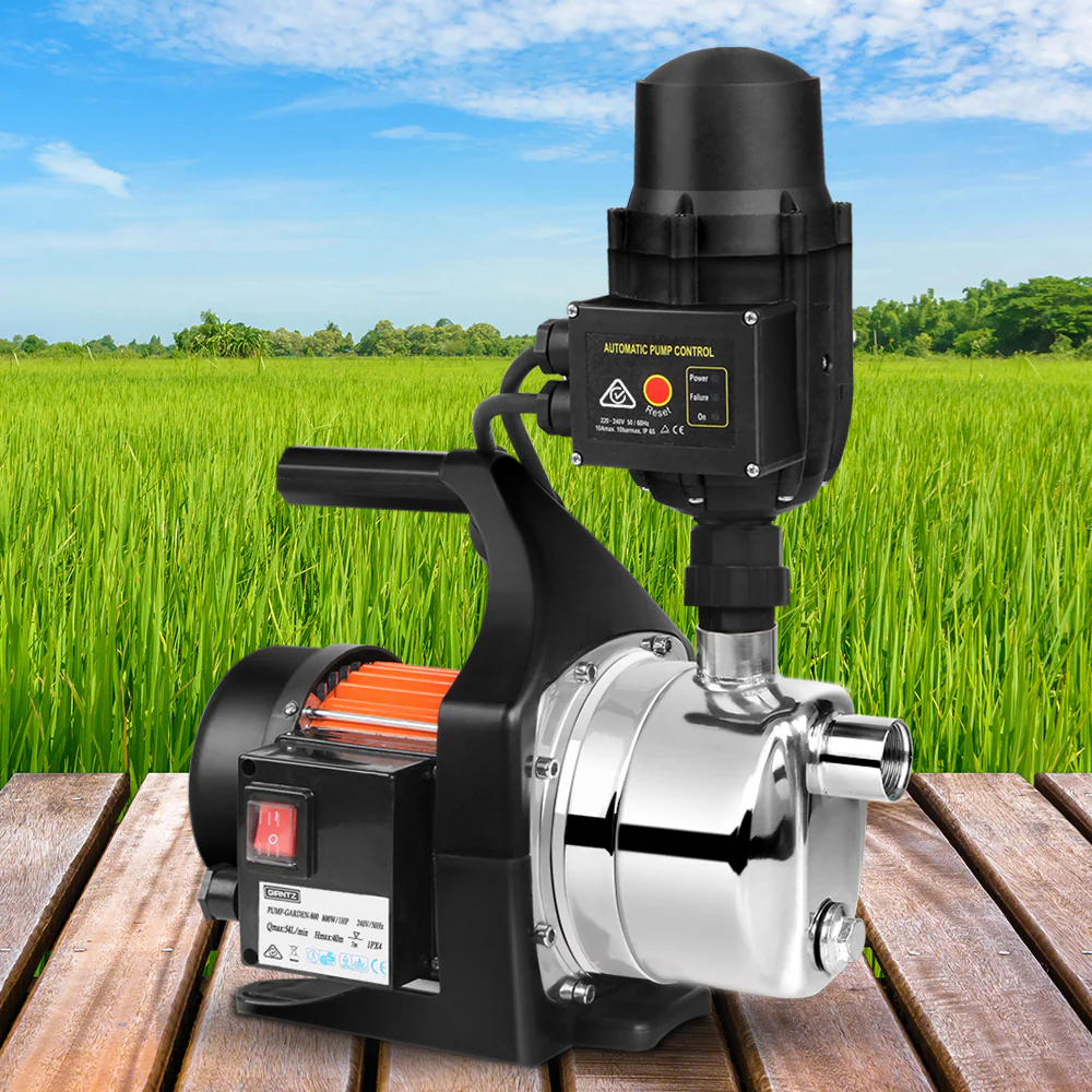 800W High Pressure Garden Water Pump with Auto Controller - Nurns