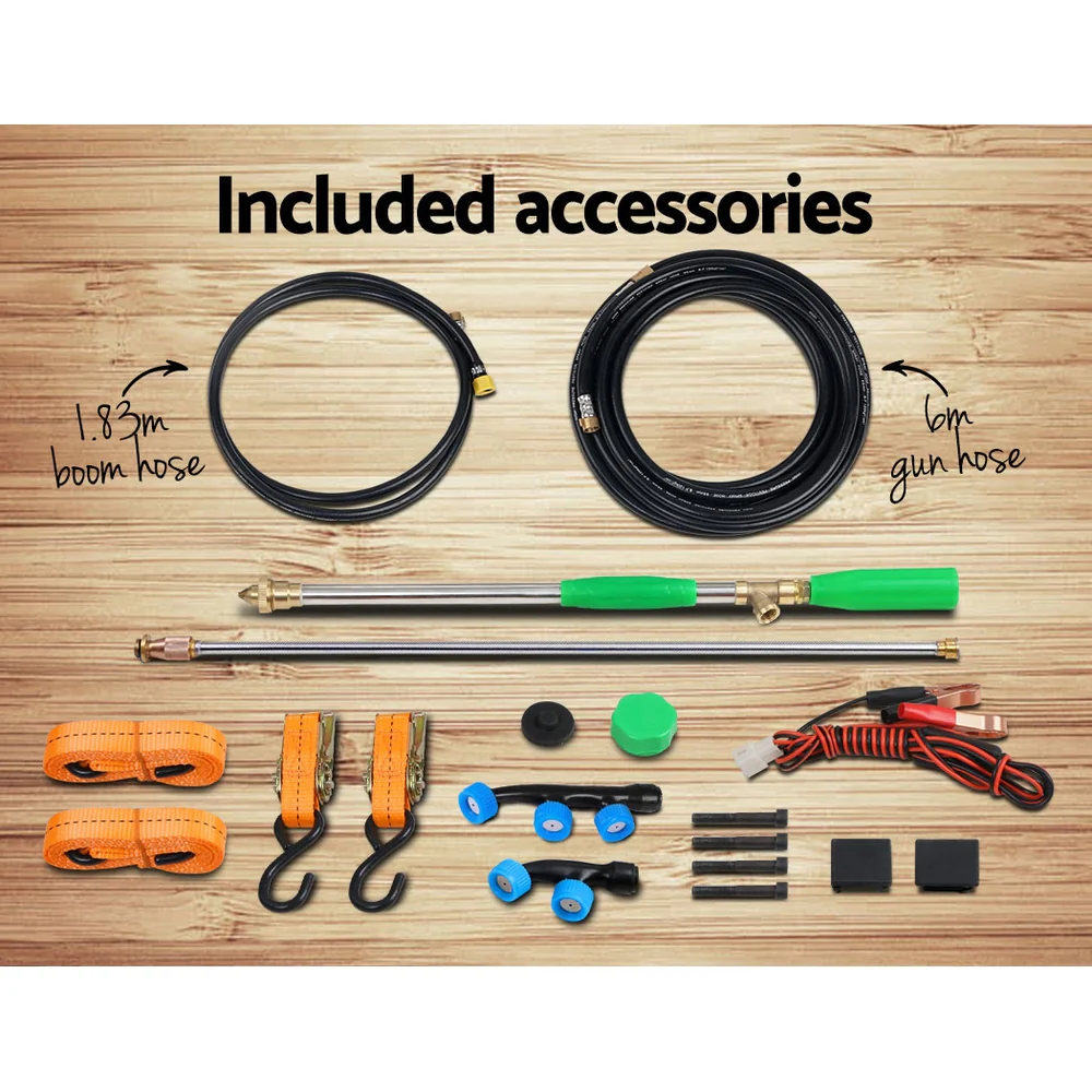 Weed Sprayer 5M Boom Spot Spray Tank ATV Trailer Tractor 100L - Nurns