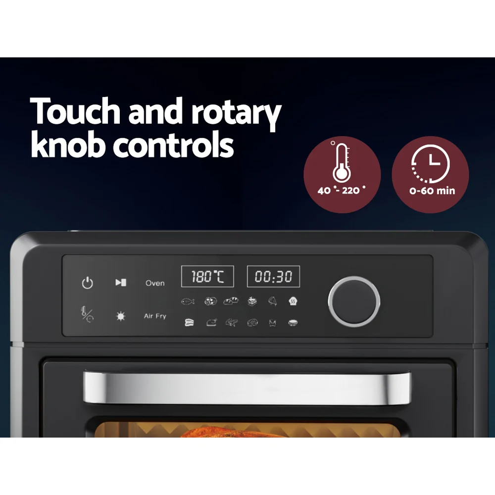 Devanti Air Fryer 20L LCD Fryers Oven - Nurns