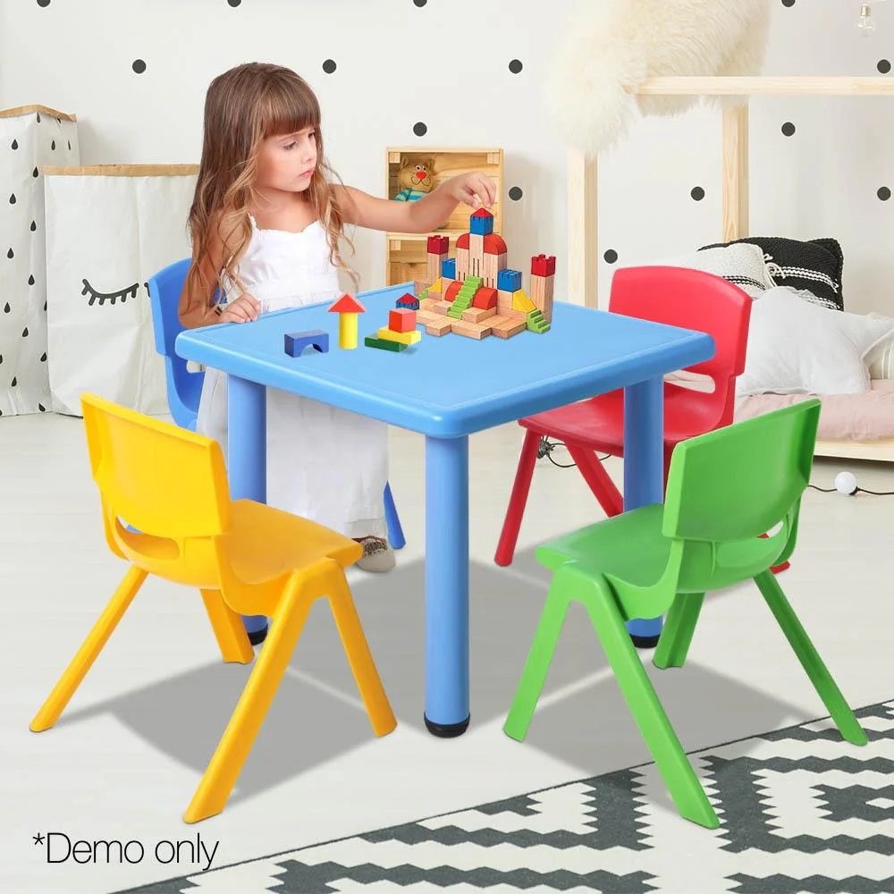 Perryn 5-Piece Kids Table & Chairs Set - Multicolour - Nurns