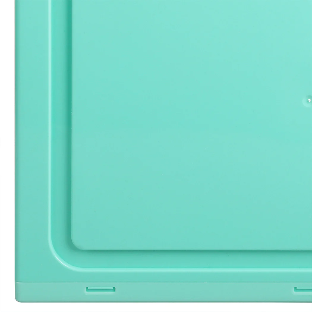 Stacked 6x Sneaker Display Case Shoe Cyan - Nurns