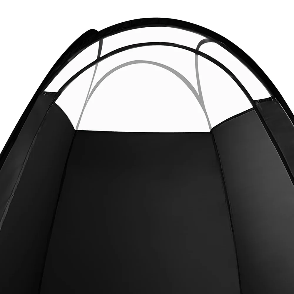 Portable Pop Up Tanning Tent - Black - Nurns
