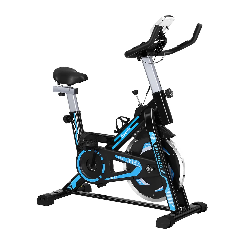 Everfit Spin Bike Exercise Bike 13KG Flywheel Fitness 150kg capacity - Nurns