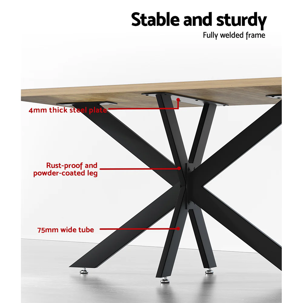 Table Legs Coffee Dining Table Legs DIY Metal Leg 150X78cm - Nurns