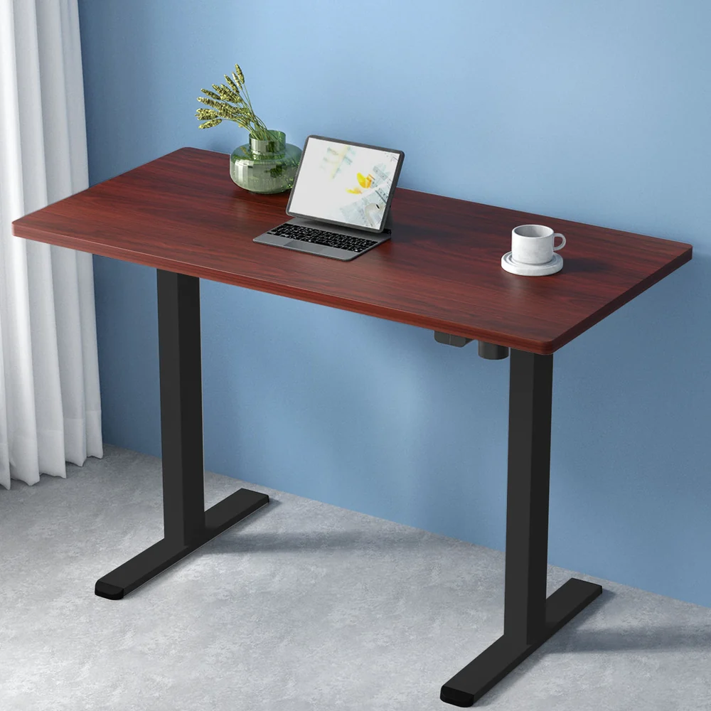 Artiss Standing Desk Motorised Walnut 120cm - Nurns