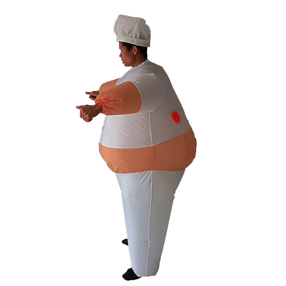 CHEF Fancy Dress Inflatable Suit - Fan Operated Costume - Nurns