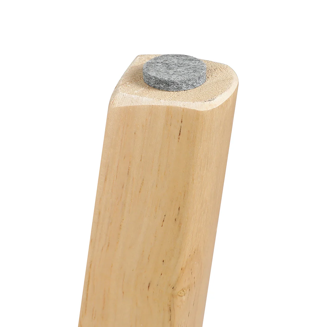 Dining Table Round Rubberwood Base 120cm - White - Nurns