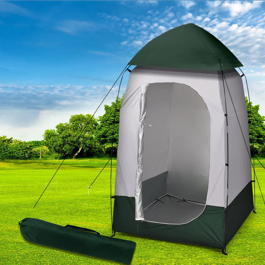 Mountview Camping Shower Toilet Tent Outdoor Portable Tents Change Room Ensuite - Nurns