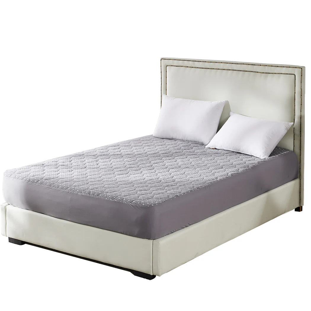 King DreamZ Mattress Protector Topper Bamboo - Nurns