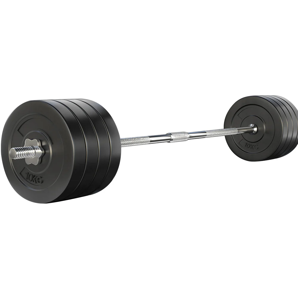 Everfit 88kg Barbell Set Weight Plates Bar Lifting Bench 168cm - Nurns