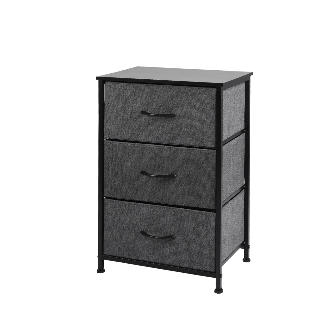Levede Storage Cabinet Tower Chest Dark Grey - Nurns