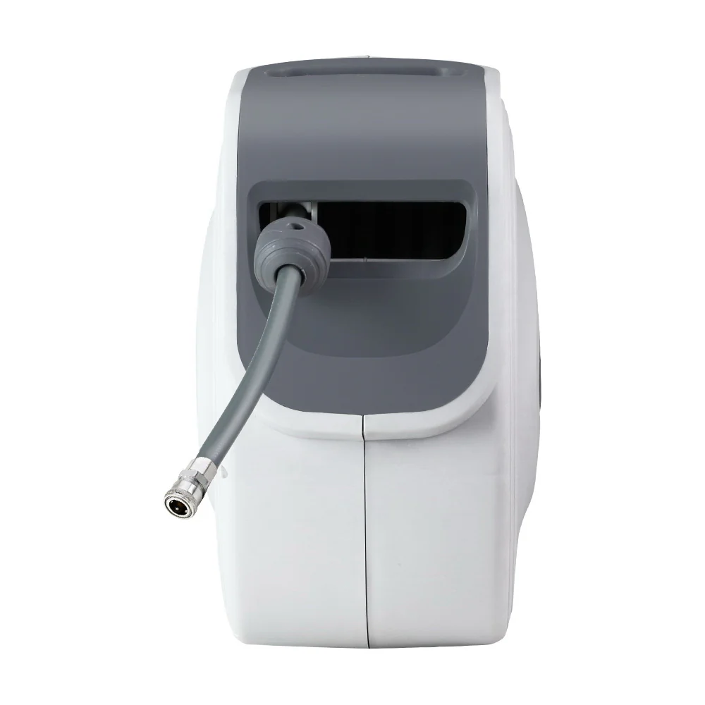 Air Hose Reel 20m Retractable Rewind Swivel Wall Mount Compressor Garage - Nurns