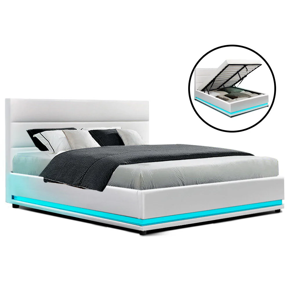 Venus Bed & Mattress Package - White Double - Nurns