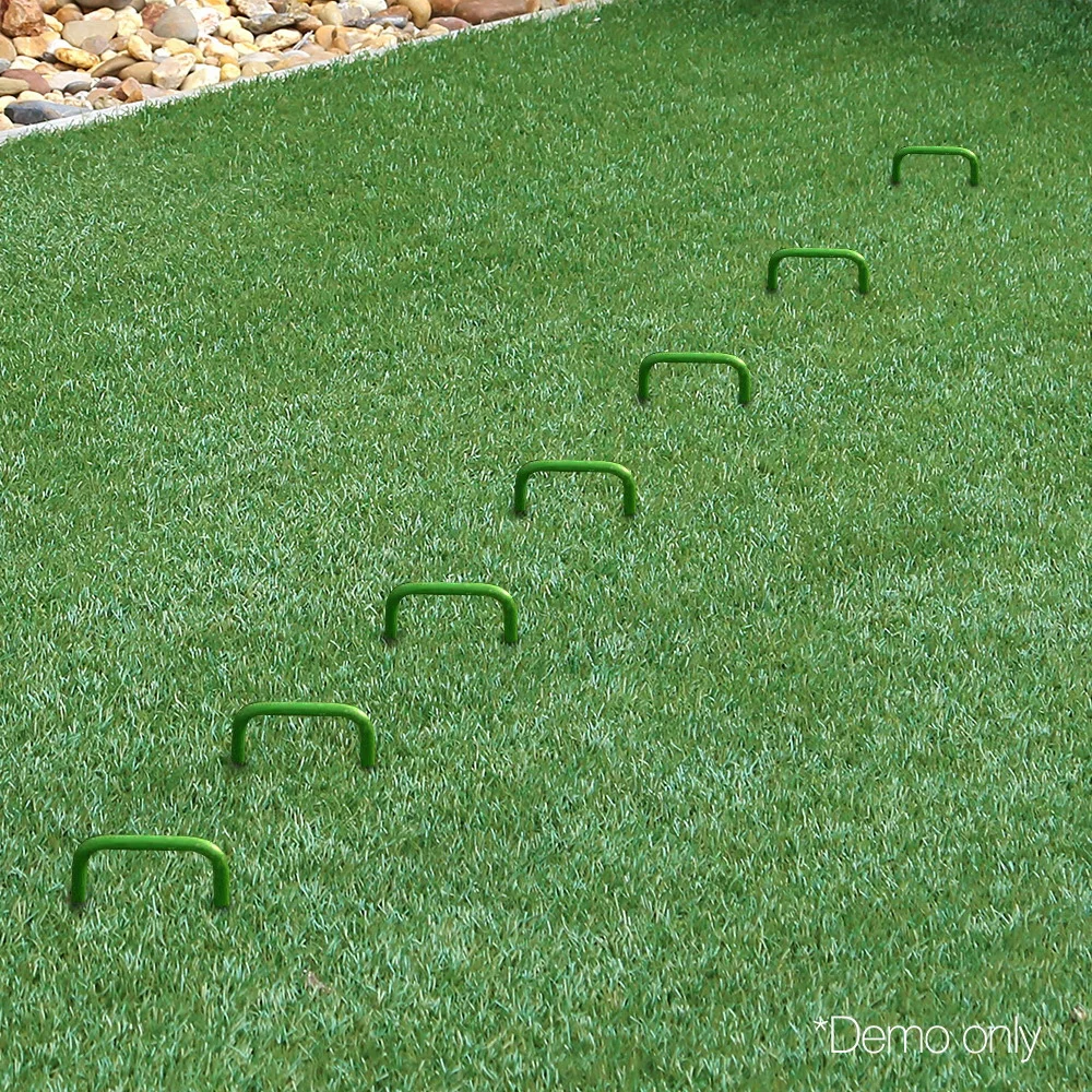 Primeturf Artificial Grass 100pcs Synthetic Pins Fake Lawn Turf Weed Mat Pegs Joining Tape - Nurns