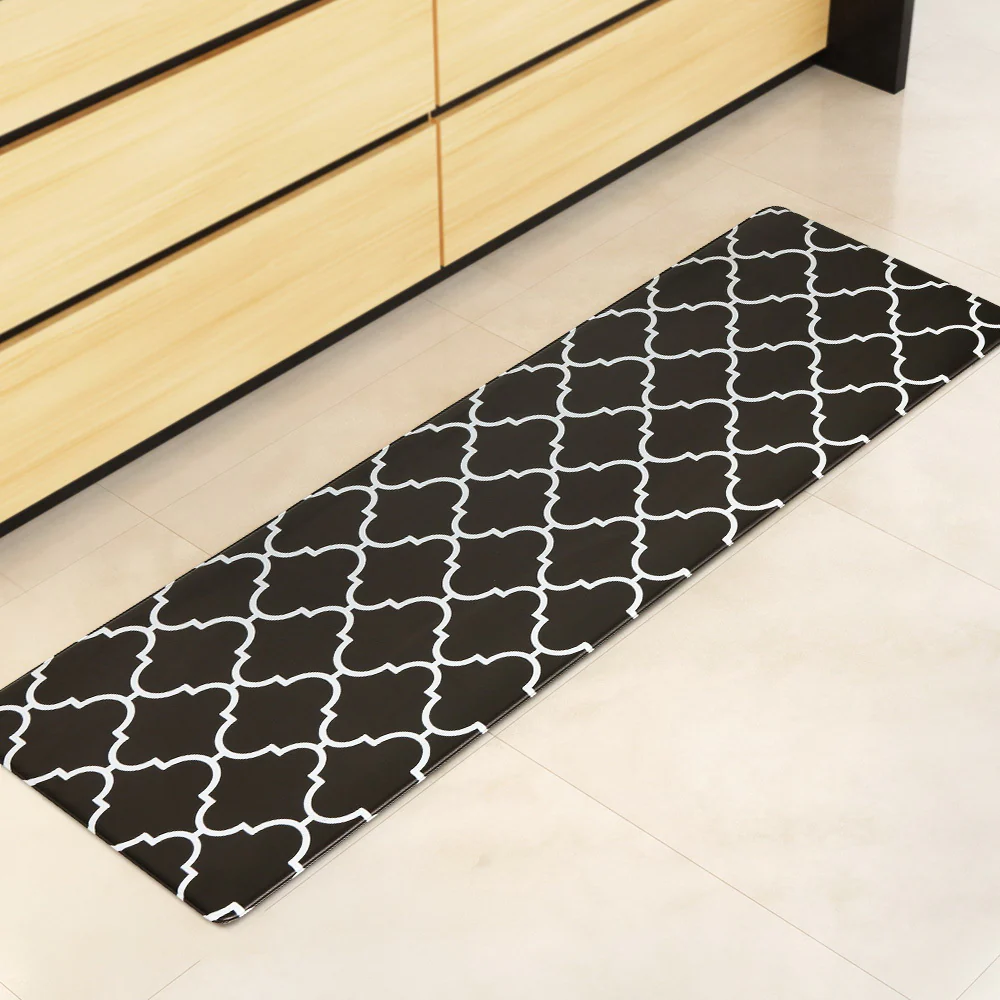 Wren 45x150 Kitchen Mat Non-slip PVC Anti Fatigue Floor Rug Home - Nurns