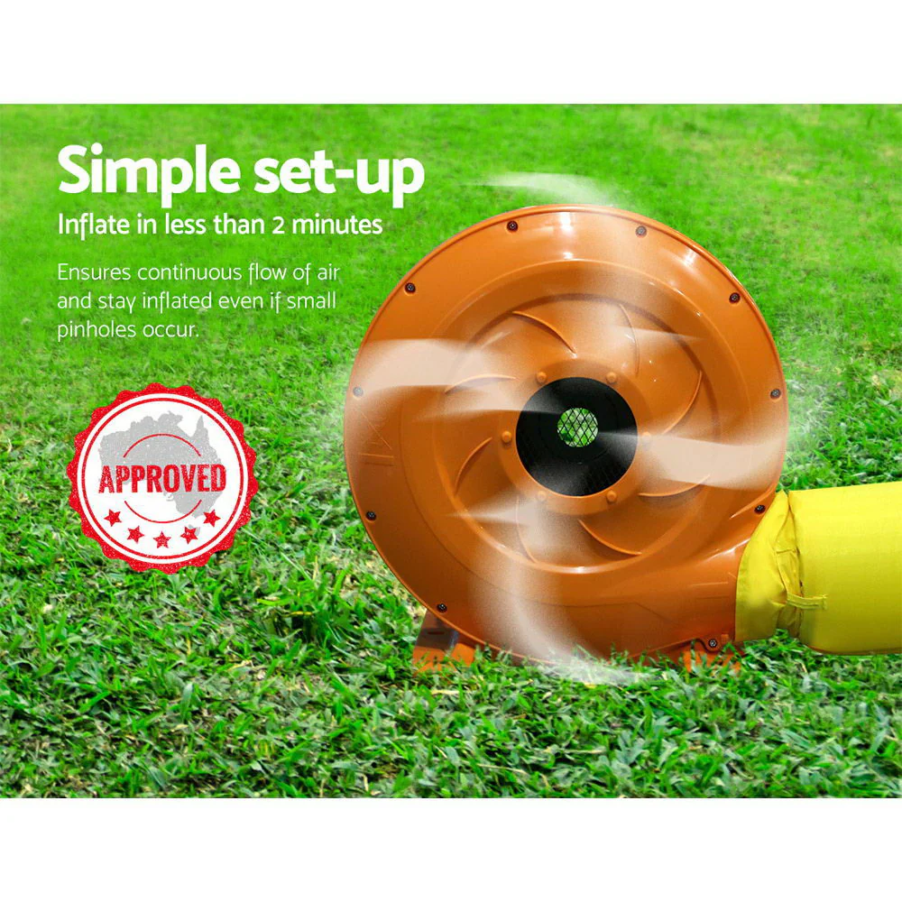 Happy Hop Inflatable Water Slide Jumping Trampoline Castle Bouncer Toy Splash - Nurns