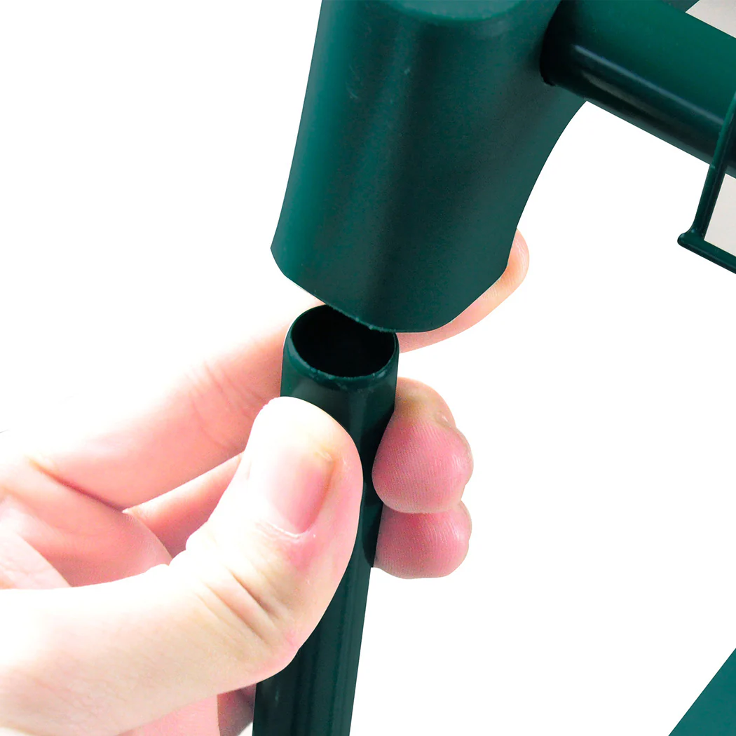 Set of 2 4 Tier Plant Shelve Garden Greenhouse Steel Storage Shelving Frame Stand Rack - Nurns