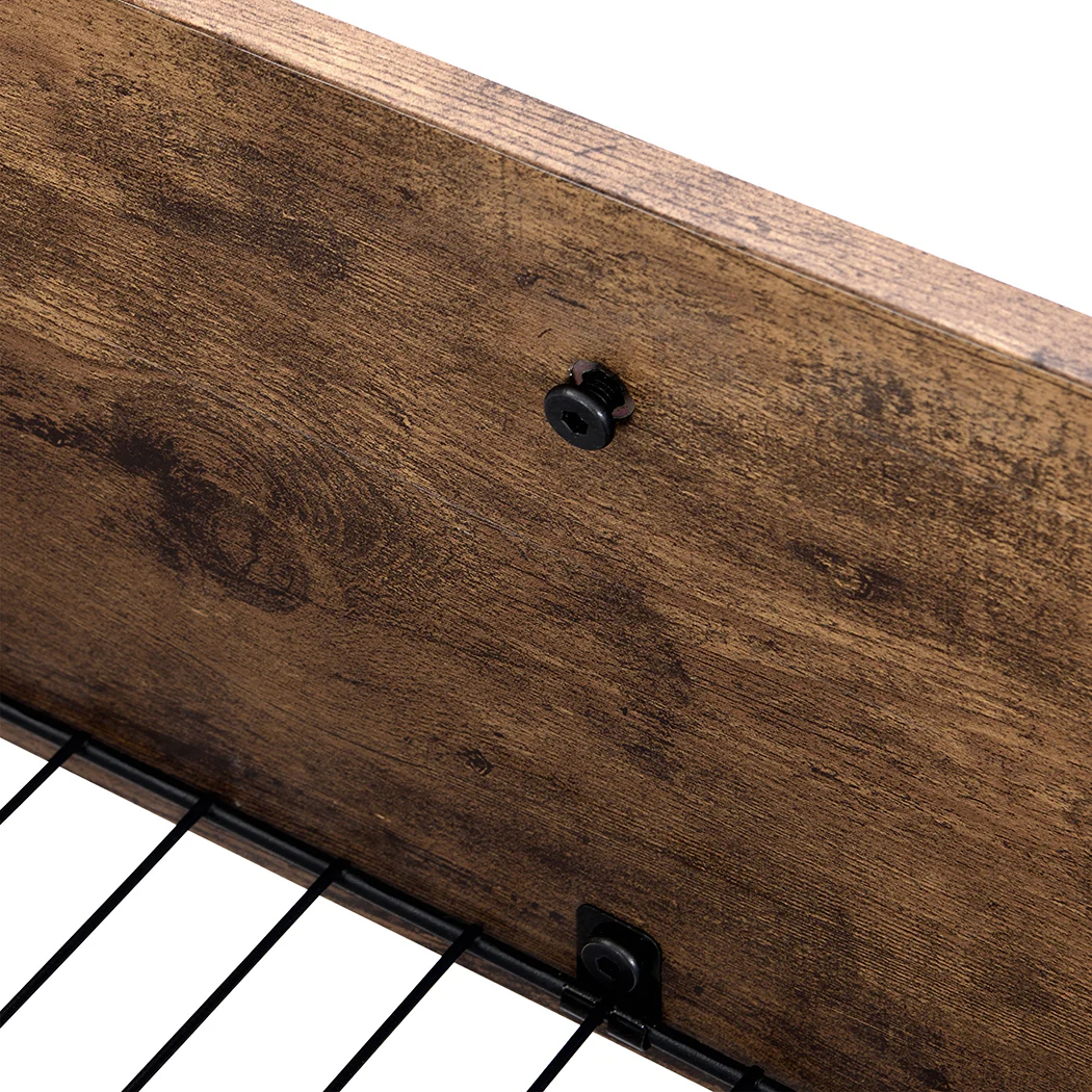 Darwin Set of 4 Bed Frame Storage Drawers - Brown Queen - Nurns