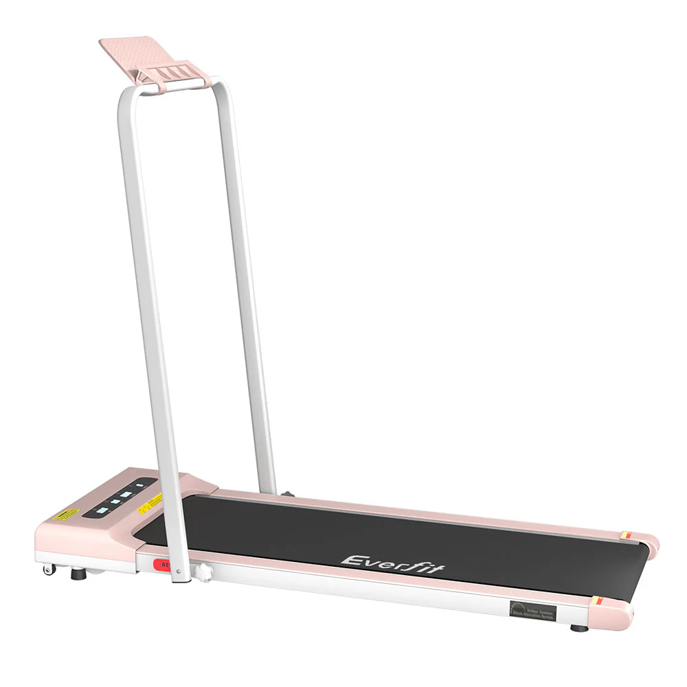Everfit Treadmill Electric Walking Pad Under Desk Home Gym Fitness 380mm Pink - Nurns