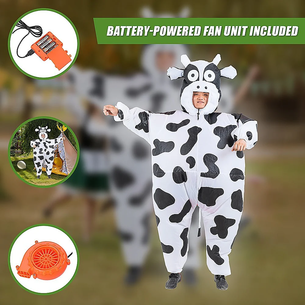 COW Fancy Dress Fan Inflatable Costume Suit - Nurns