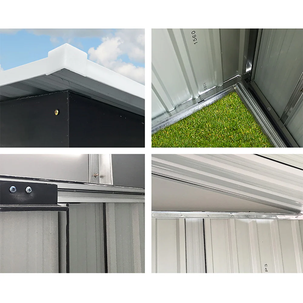 Giantz Garden Shed 1.94x1.21M Sheds Outdoor Storage Workshop House Tool Shelter Sliding Door - Nurns