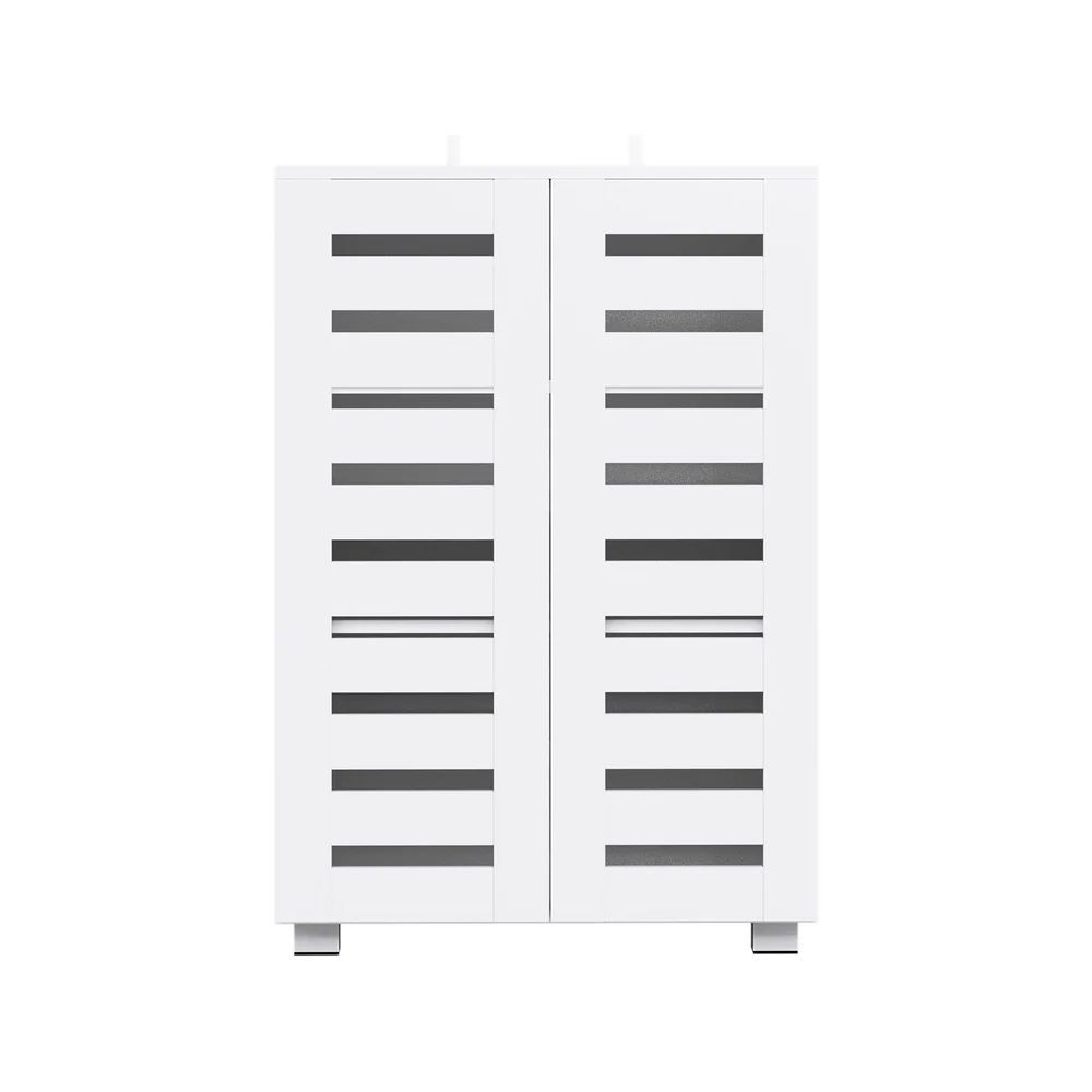 Artiss Shoe Rack Storage Cabinet 20 Pairs 5-tier White Alster - Nurns