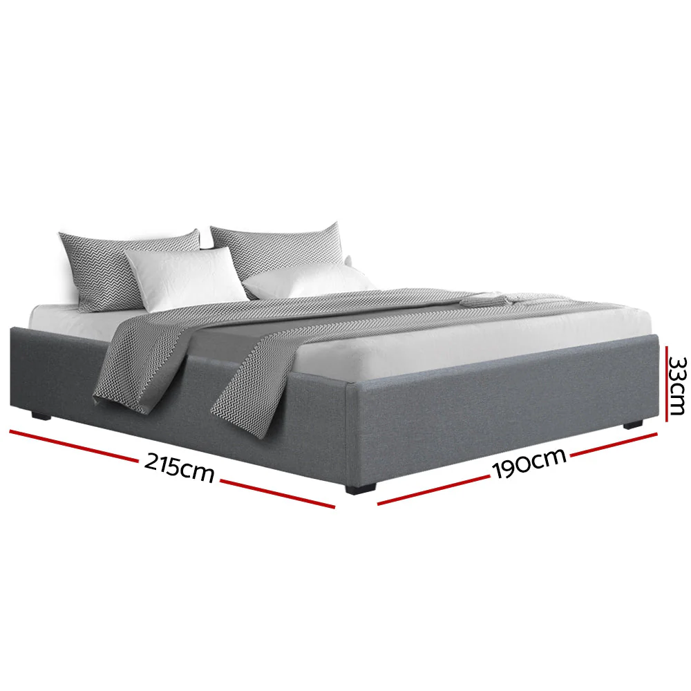 Mercury Bed & Mattress Package - Grey King - Nurns