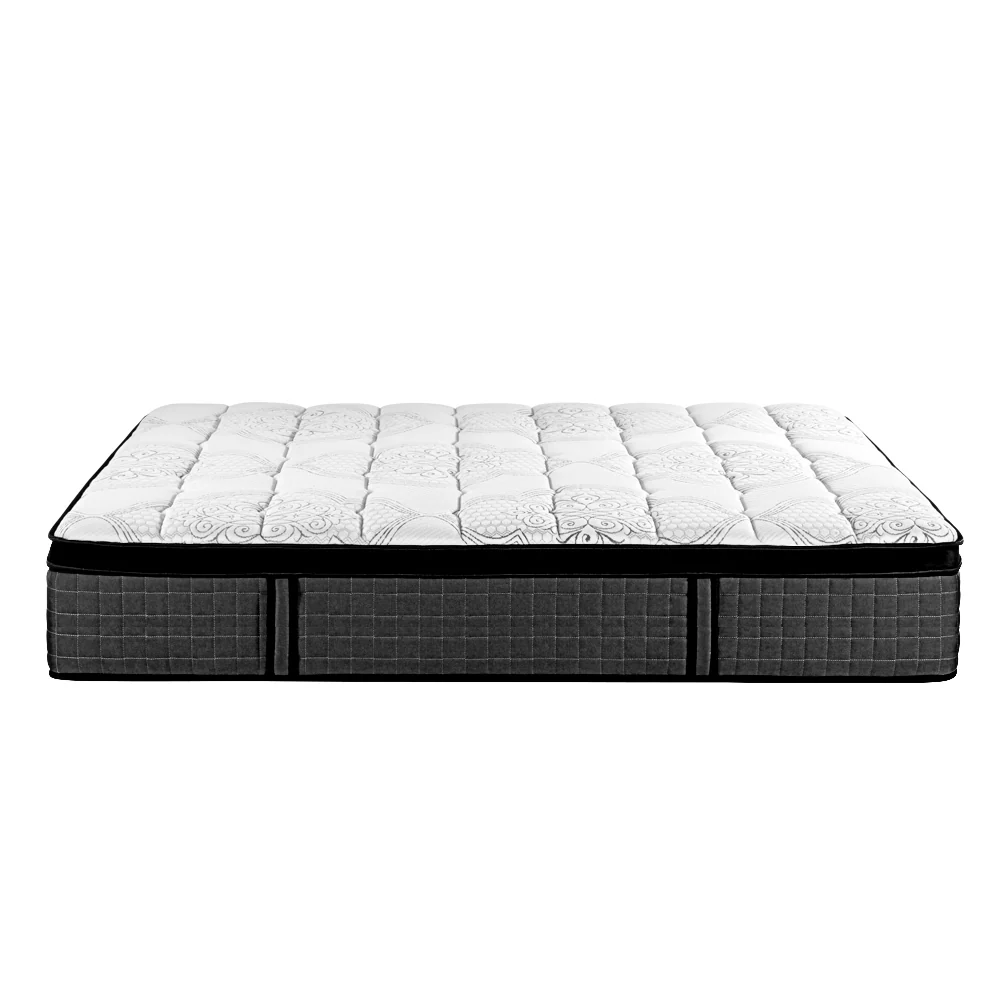 Chelsea 34cm 9-Zone Pocket Spring Latex Foam Medium Firm Euro Top Mattress - King - Nurns