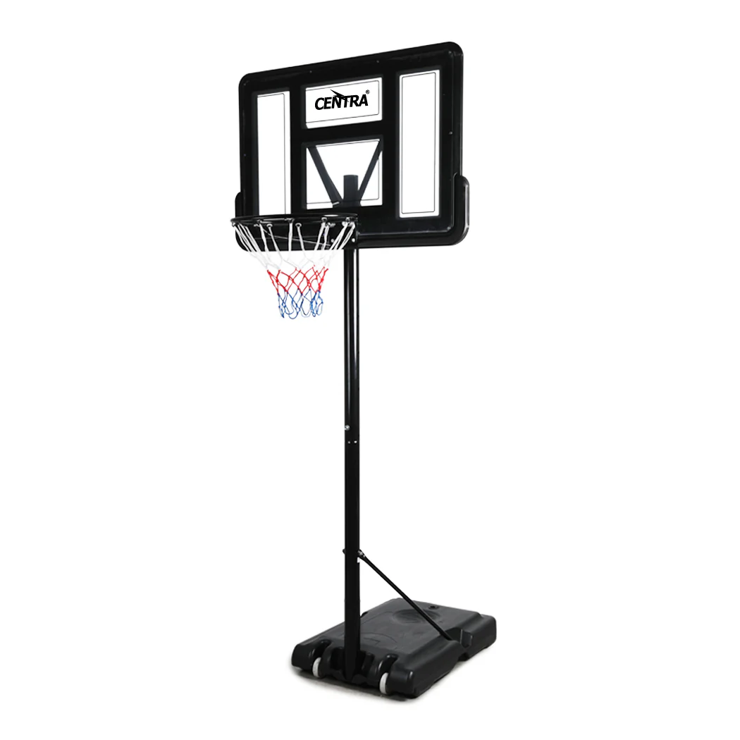 Basketball Hoop Stand System Portable 3.05M Height Adjustable Net Ring In Ground - Nurns
