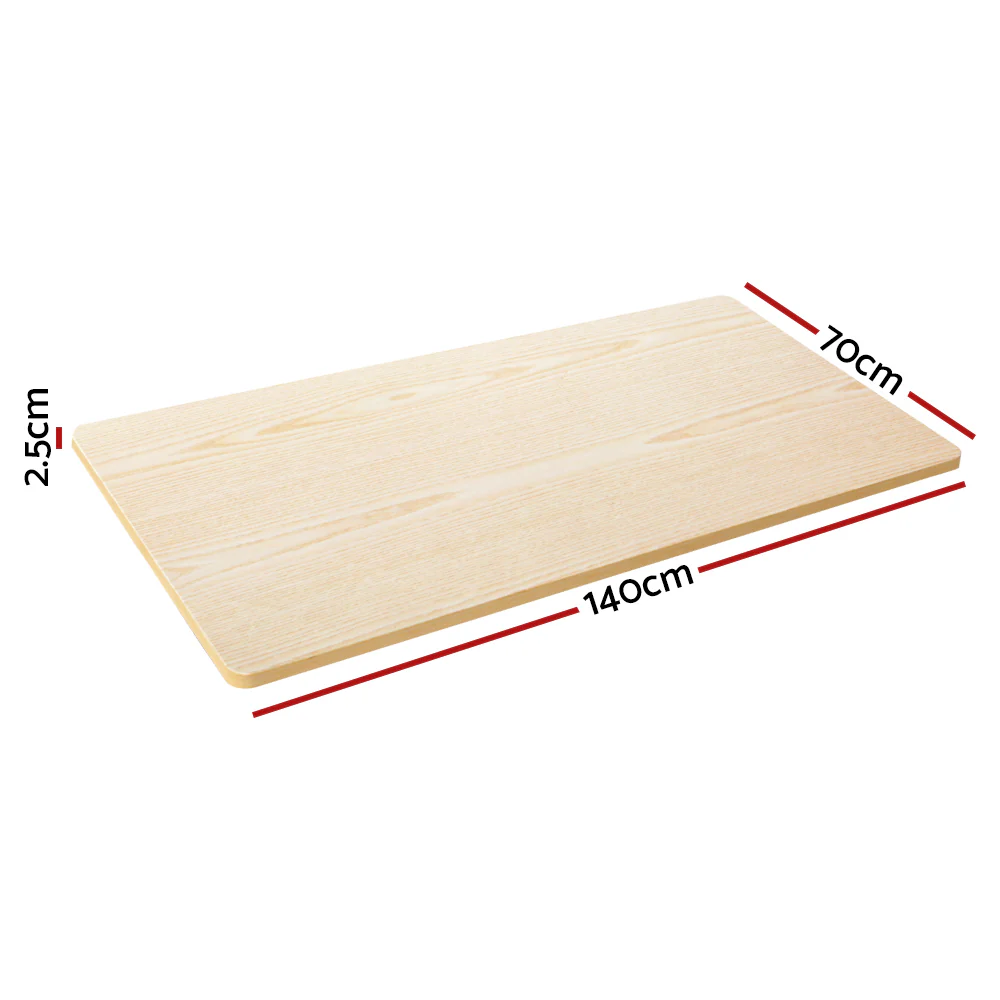 Artiss Standing Desk Top White Oak 140cm - Nurns