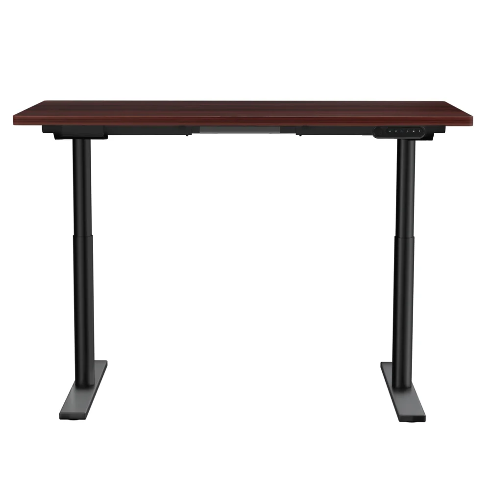 Artiss Standing Desk Motorised Electric Dual Motor Walnut 120cm - Nurns