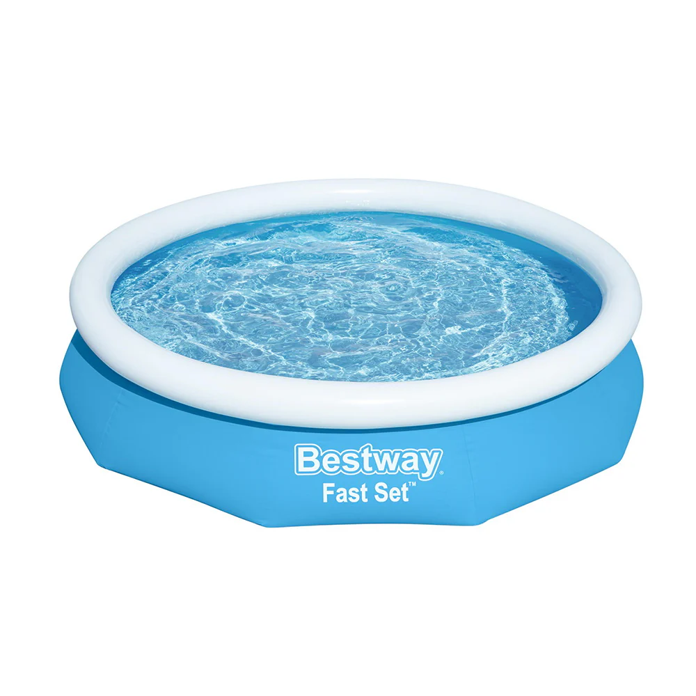 Bestway Swimming Pool 305x66cm Above Ground Round Inflatable Pools w/ Filter Pump 3200L - Nurns