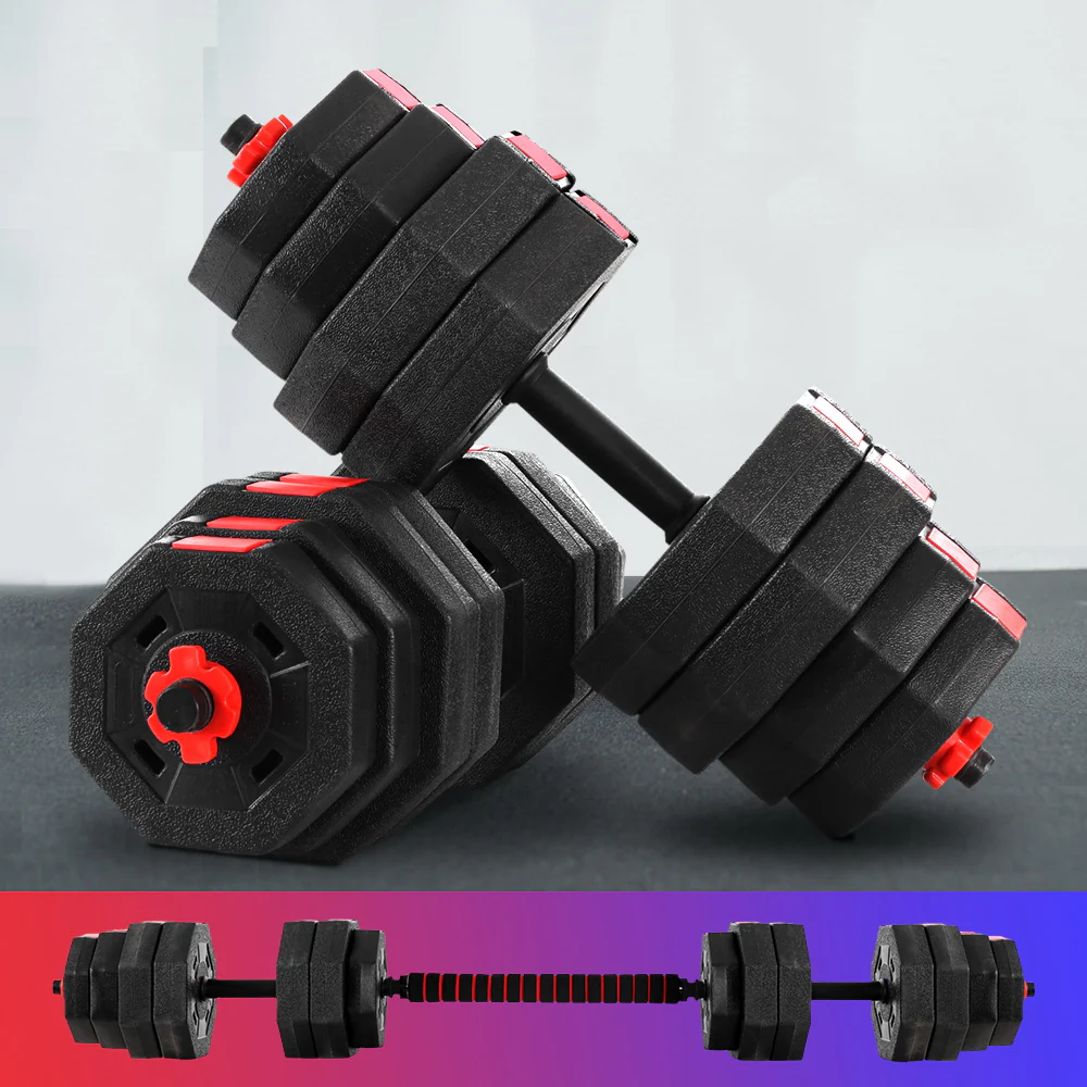 Everfit 40kg Dumbbells Barbell Set Adjustable Dumbbell Weight Lifting - Nurns
