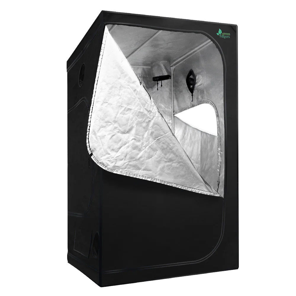 Grow Tent 120x120x200CM Hydroponics Kit Indoor Grow System Black - Nurns