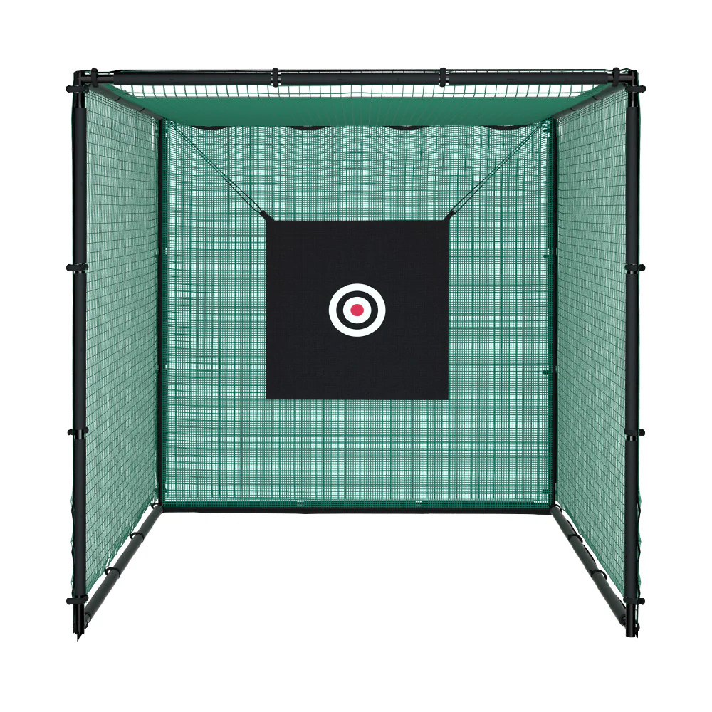 Everfit 3m Golf Practice Net Hitting Cage with Steel Frame Baseball Training - Nurns