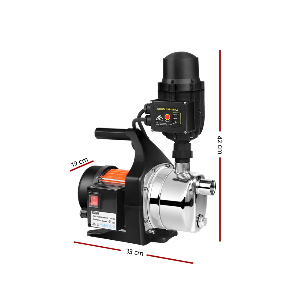 800W High Pressure Garden Water Pump with Auto Controller - Nurns